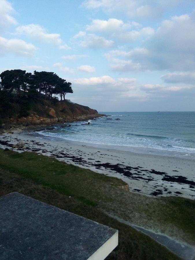 Maisonnette Vue Mer Panoramique Trestel Plage 4 Personnes Trevou-Treguignec Luaran gambar