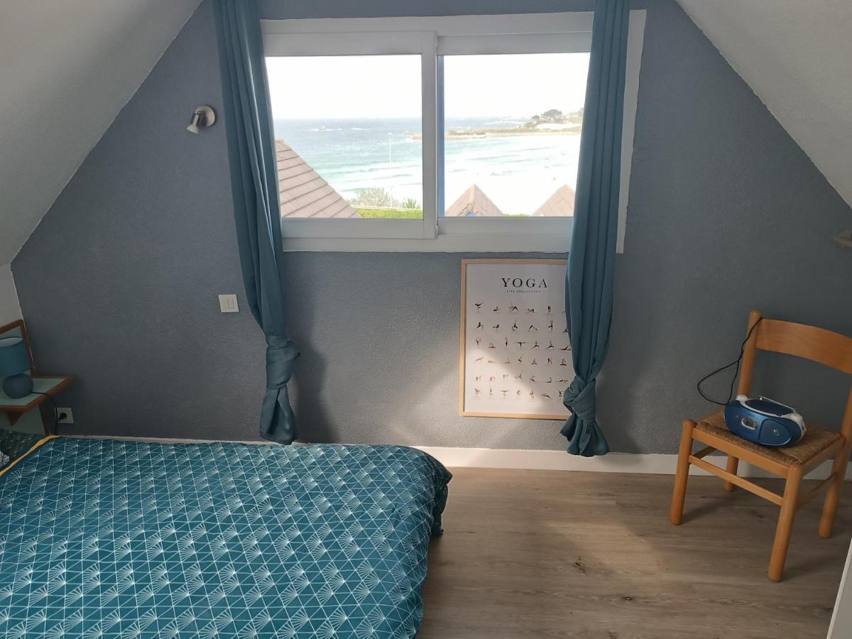 Maisonnette Vue Mer Panoramique Trestel Plage 4 Personnes Trevou-Treguignec Luaran gambar