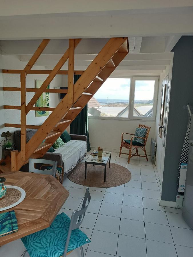 Maisonnette Vue Mer Panoramique Trestel Plage 4 Personnes Trevou-Treguignec Luaran gambar